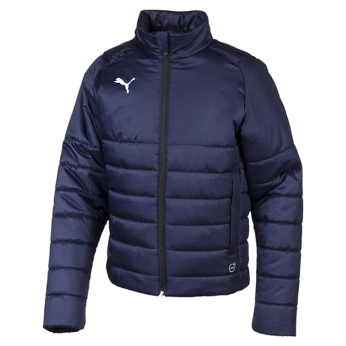 Image of PUMA Unisex Liga Casuals Padded Jacket Youth, Peacoat, X-Large