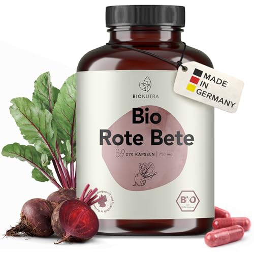 BIONUTRA Bio Rote Bete Kapseln 270 Stk. à 750 mg hochdosiert