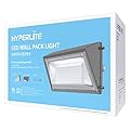 HYPERLITE LED Wall Pack Light 100W 13,000LM (130lm/w) 5000K ULCertified Ideal Outdoor Security Light for Parking Lot Alleyways Loading Docks