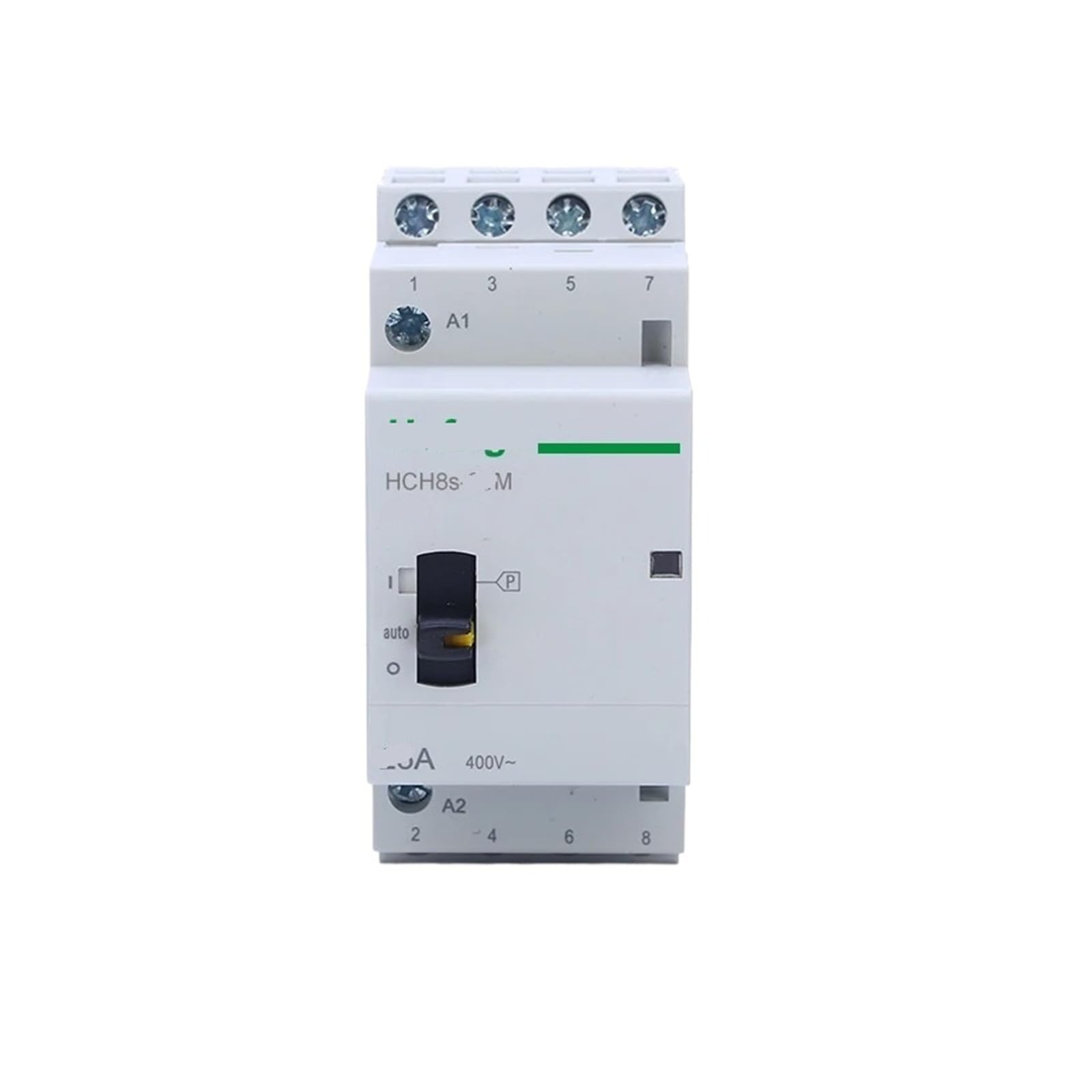 Contacteur modulaire AC HCH8s-25M 4P 25A pour tableau electrique et rail DIN