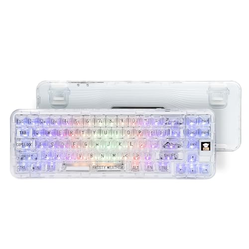 Amazon | CoolKiller CK68 透明ホットスワップキーボード OLED