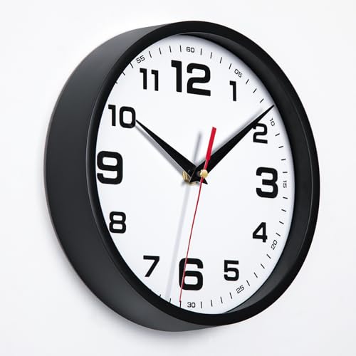 Wall Clock Silent Non-Ticking 8 Inch Clocks Battery Operated - Image 5