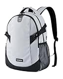 WATERFLY Small Casual Travel Backpack: 20L for Men Women Work Commuter Everyday EDC Daypack Hiking Gym Sport Workout Grey
