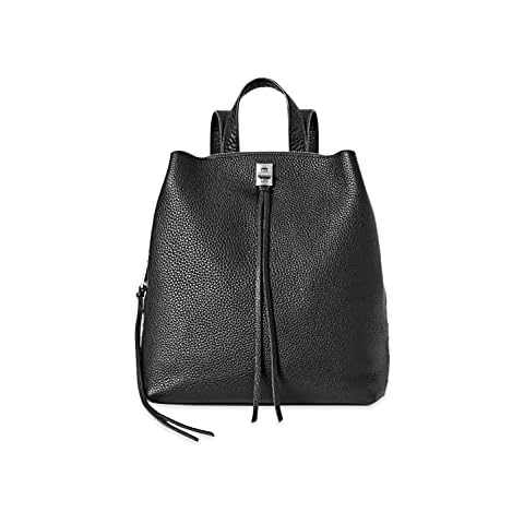 Rebecca Minkoff Women's Darren Md Backpack, Black, One_Size Cover