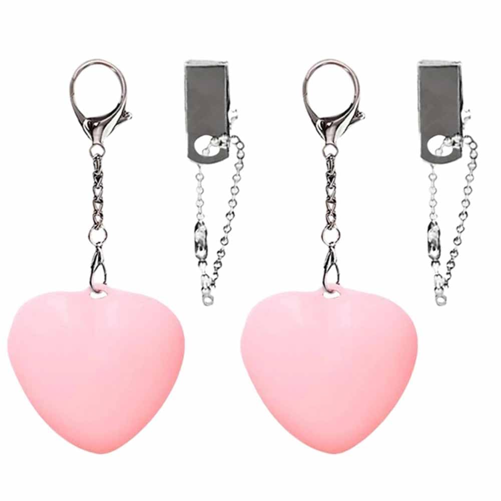 Vjsujehgy Love Wallet Tote Bag Touch Sensing Lamp, 2 Set Heart Shaped Purse Light Handbag Light for Keychain,for Women