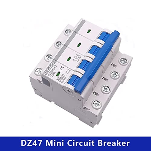 Disjoncteur 4 pôles 400V pour équipement de distribution domestique 72mm