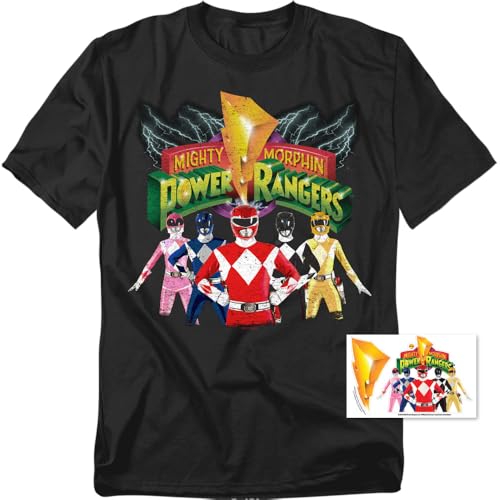 Popfunk Classic Power Rangers Unite T Shirt3