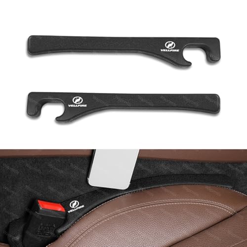ヴェルファイア(VELLFIRE) カーシートギャップフィラー 隙間クッションサイド ギャップフィラー 隙間ストッパー ヴェルファイア 20系 30系 40系 シート コンソール 隙間 埋め 落下防止 運転席+助手席 ロゴ左右対称設計 2本入り カーシート