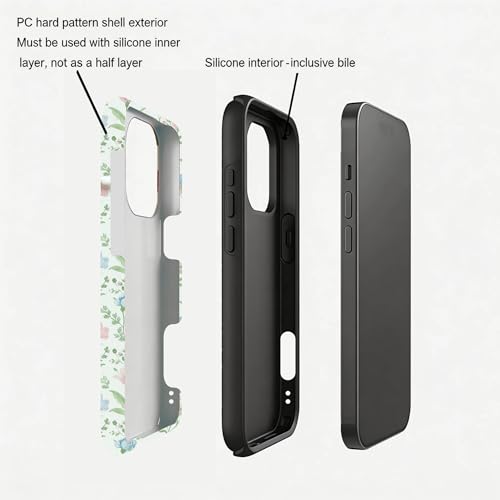 Coque iPhone 16 protection complète caméra motif floral rigide - 2
