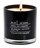 Lulu Candles | Jasmine, Oud & Sandalwood | Proudly Made in The USA | Highly Scented & Long Lasting | Jar Candles - 9 Oz. Jar - No Lid