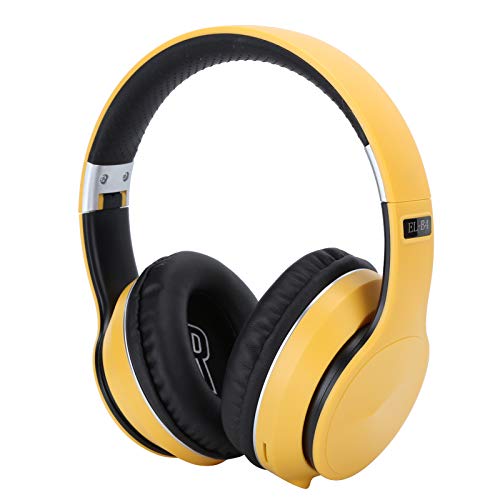 Bluetooth Headset, Head?Mounted Bluetooth Headphones Support FM Radio Foldable Retractable Noise-Cancelling Stereo Sport Earphone for Smartphone, Tablet, PC,