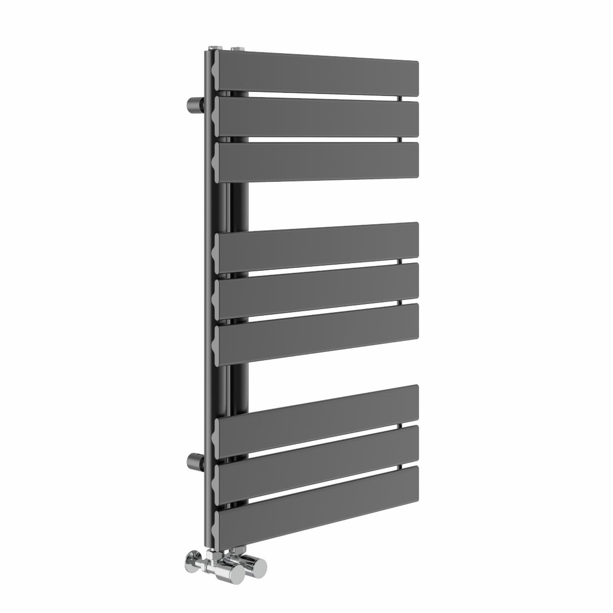 Nrg Gunmetal Heated Towel Rail Radiator Designer Bathroom Central Heating Warmer Rad Ladder Heater 824 X 500Mm