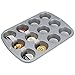 Wilton 4.3 in. W x 15.4 in. L Muffin Pan Silver