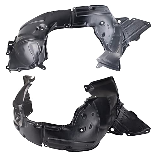 Image of TRQ Inner Fender Liner Set Compatible with 2017 Nissan Sentra NI1248162 NI1249163