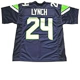 Generic Marshawn Lynch Blue Jersey Stitched Custom Football New No Brand/Logos (US, Alpha, XX-Large, Regular, Regular, Blue)