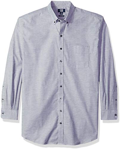 Chemise de luxe stretch Cutter & Buck Epic grise manches longues homme