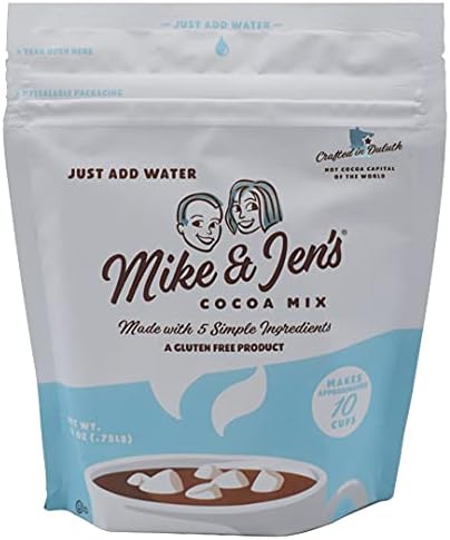 Mike & Jen’s Hot Cocoa Powder, Hot Chocolate Mix with 5 Simple Ingredients, 12 Ounce Package (10 Servings)