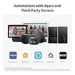 Aqara Smart Lock U50, Keyless Entry Door Lock with Apple Home Key, Bluetooth Deadbolt Lock, App Remote Control, Supports Apple HomeKit, Matter, Google Home, Alexa, IFTTT, Black - Image 3