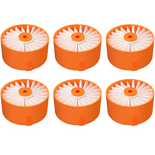 Fette Filter - Vacuum Replacement Filter Compatible with Black+Decker POWERSERIES Extreme Cordless Stick Vacuum. Models # BSV2020 (Pack of 6)