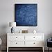 Large Framed Navy Blue Abstract Wall Art for Living Room, Modern Canvas Prints Paintings Artwork for Walls, Minimalist Blue Pictures for Hallway, Bedroom, Office Wall Decor -30x30 In