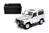 1984 Land Rover Defender 90 Indus Silver 1/18 by Kyosho 08901 IS