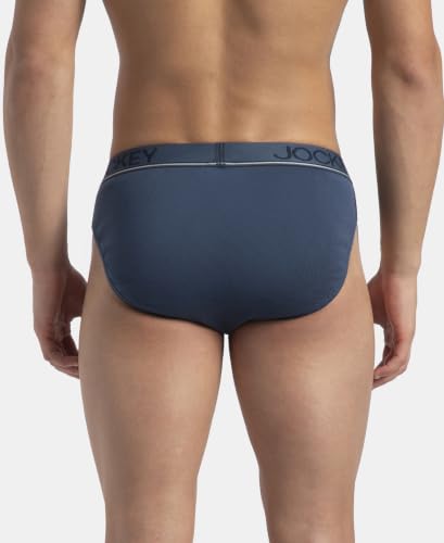 Image of Jockey 8044 Men's Super Combed Cotton Rib Solid Brief with Ultrasoft Waistband