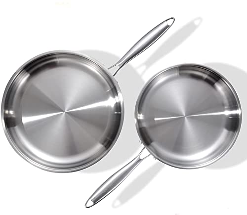 DELARLO Tri-Ply Stainless Steel Pan,18/10, 9" 11" by DELARLO - Used condition - US$44.99