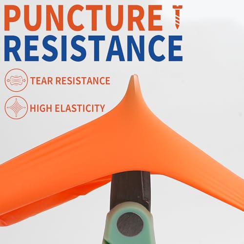 Image of Nitrile Disposable Gloves Orange 3.5mil 100PCS Latex-Free Cleaning Food | Powder-free, Latex-free,Food-grade,Industrial-grade,Orange,Comfortable fit,Examination,Food,House Home Cleaning