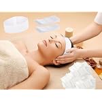 100 Pieces Disposable Facial Headbands for Women Individual Wrapped Elastic Makeup Head Band Headwraps for Facials Skincare Spa - Image 4