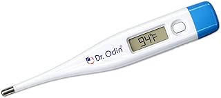 Dr. Odin ODT102 Digital Thermometer, Fast and Accurate Temperature Measurement, Beep Alarm, Auto Shut Off, °C/°F Switchable, for Adults and Kids