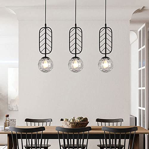 Lustre Éclairage E27 en Verre Sphérique et Finition Or Raffinée