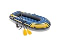 Intex 68367NP - Canotto Gonfiabile Challenger 2, 2 posti, con Accessori, PVC, Blu, 236x114x41 cm