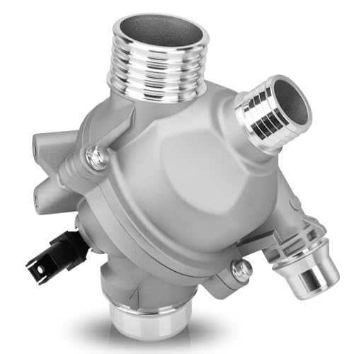 Upgrade Aluminum Thermostat & Housing Assembly W/Sensors Upgrade for BMW