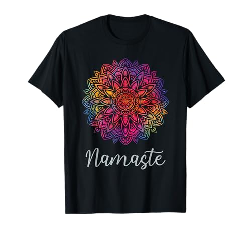 Namaste Mandala Lotus Sacred Geometry Meditation Spiritual Camiseta