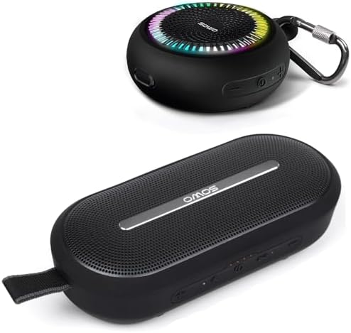Aazon.co: COISO Shower Bluetooth Speaker, IP67 Waterproof Speaker With LED Light, Portable