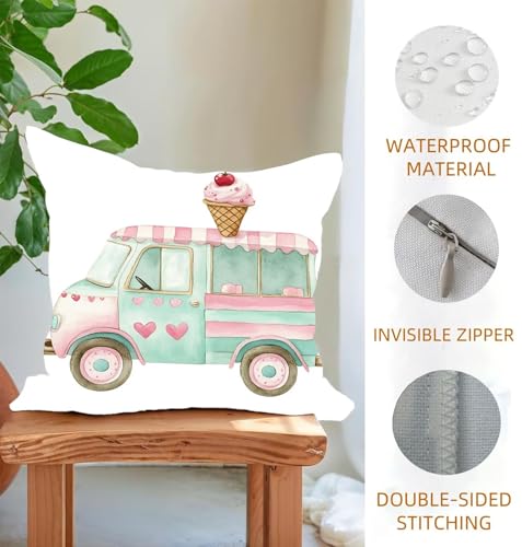 Coussin extérieur 70x70 imperméable et déperlant pour terrasse et voiture