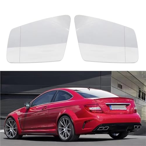 Miroir de rétroviseur chauffant Mercedes W204 élimine la buée pour Classe C gauche droit - 3
