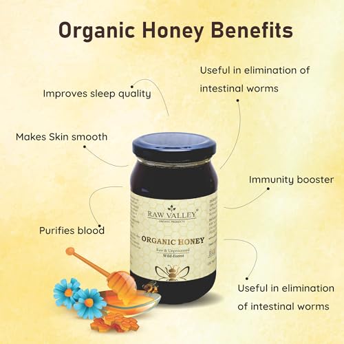 Image of RAW VALLEY ORGANIC CERTIFIED HONEY Raw Unprocessed Unfiltered Unpasteurised NMR Tested Pure Honey