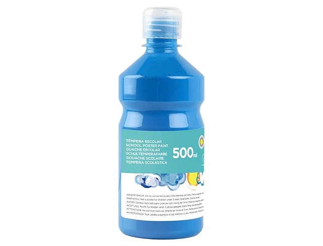 Liderpapel - Tempera Liquida Escolar 500 Ml Azul