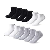 Gute Passform: Diese Sportsocken Herren Damen haben eine gute Passform an der Ferse und können Ihre Füße perfekt umschließen. Diese Herrensocken mit präzisen Nähten lassen sich leicht an- und ausziehen und reduzieren die Reibung an der Ferse. Diese Sneaker Socken sind von guter Qualität, haltbar und rutschfest.