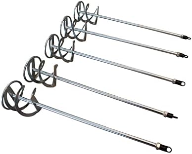 DEWEPRO Korbrührer ø120 Mm Mit Ring Und M14-Gewindeaufnahme – Für Bohrmaschine, Länge 600 Mm – Ideal Für Mörtel, Kleber, Farbe, Gips & Spachtelmasse