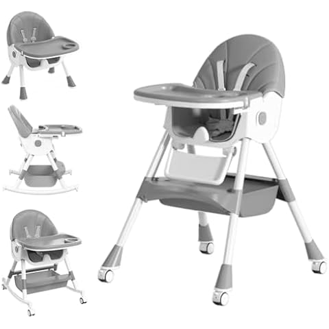 ROUTTOON 5-in-1 Baby High Chair Cover