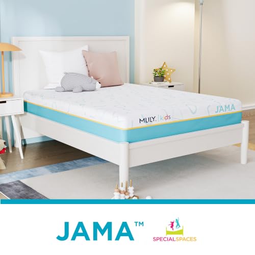 Image of MLILY JAMA Kids 6 Inch Twin Size Memory Foam Mattress in A Box, Medium Firm