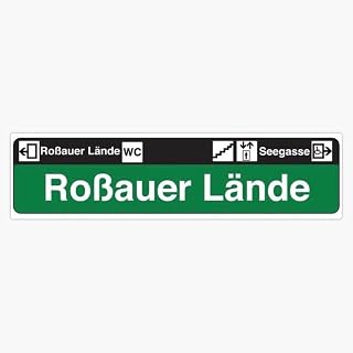 Vienna Austria Subway Station Sign Public Transit European Travel 5" Vinyl Decal Bumper Sticker