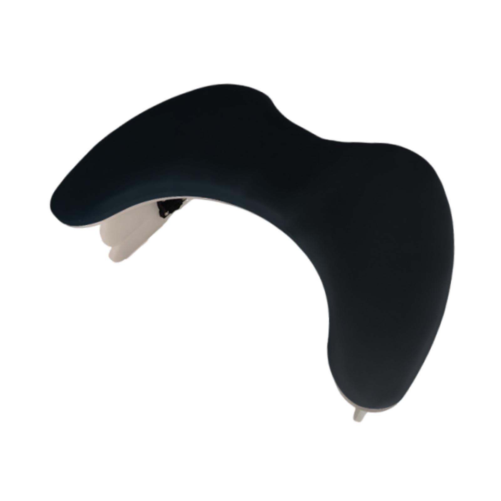 Cuscino per Manicure Poggiapolso Poggiabraccio Unghie Cuscino Manicure Pieghevole Altezza Regolabile PU Comodo per Trattamento Lungo Adatto a Salone S, Nero Senza Staffa