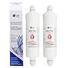 LG ADQ73693901 Cartucho de filtro de agua de repuesto para refrigerador con ajuste a presión (paquete de 2)