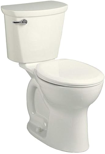 American Standard 215DB004.222 Cadet Pro 1.6 GPF Inodoro redondo frontal de 2 piezas con 10 pulgadas áspero, grande, lino
