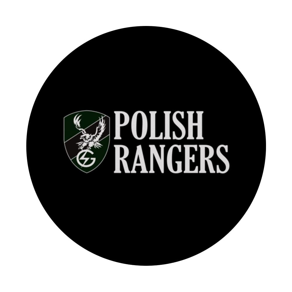 AGAT Jednostka Wojskowa Polish Special Force Military PopSockets Swappable PopGrip, Black - Image 3