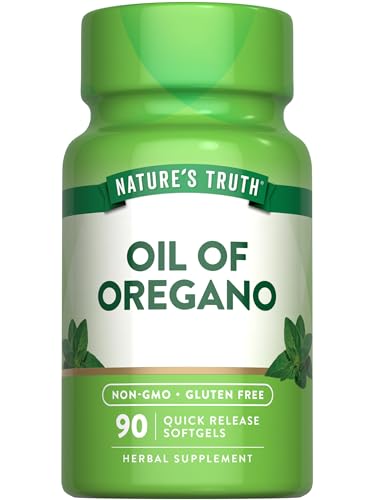 Nature's Truth Oregano Oil Softgels | 3000mg | 90 Pills ...