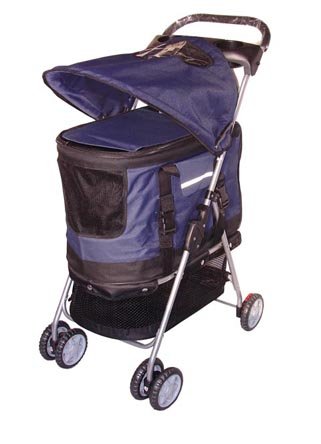 Navy Blue Ultimate 4 in 1 Pet Stroller